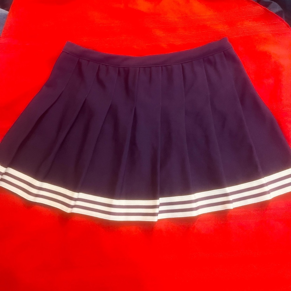 Med Purple Pleated Tennis Skirt